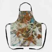 Exotisch Bloemmotief Schort (Voorkant)