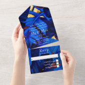 Exotisch bos all in one uitnodiging (Afscheurbaar)