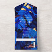 Exotisch bos all in one uitnodiging (Binnen)