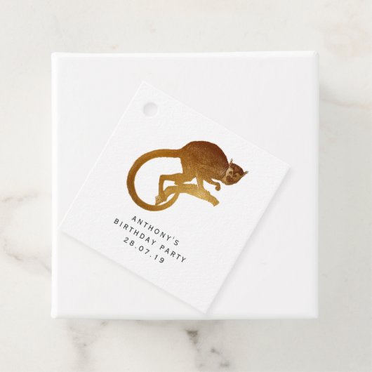 Exotisch bos bedankjes labels (In situ)