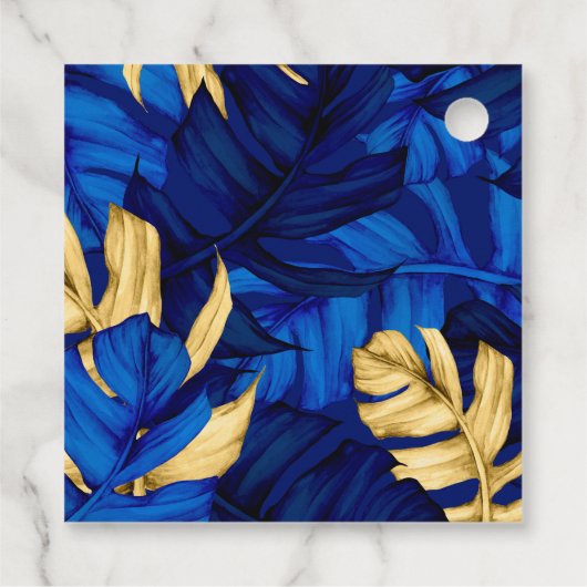 Exotisch bos bedankjes labels (Achterkant)