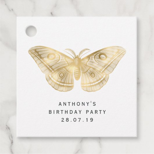 Exotisch bos bedankjes labels (Voorkant)