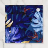 Exotisch bos bedankjes labels (Achterkant)