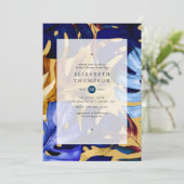 Exotisch bos bruiloft Vrijgezellenfeest Kaart (Staand voorkant)