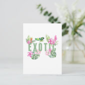 exotisch briefkaart (Staand voorkant)