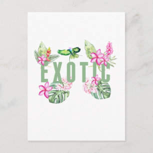 exotisch briefkaart