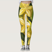 Exotisch carambole 🌿 voor tropisch deco leggings (Voorkant)