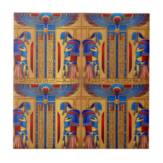 Exotisch Egyptisch accent Tegel Tegeltje (Voorkant)