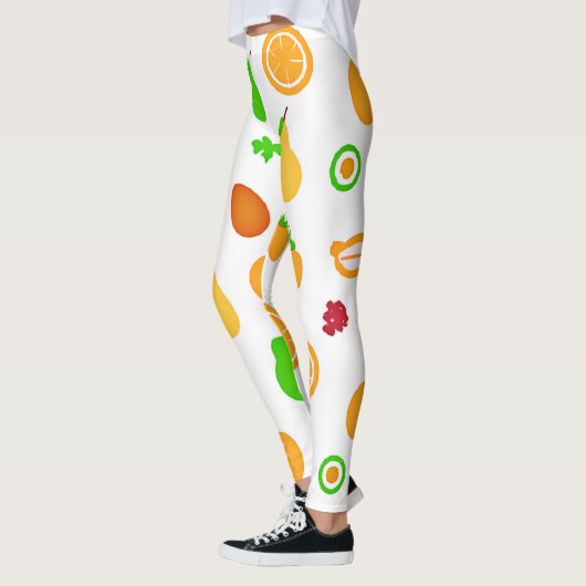 Exotisch fruit patroon ontwerp leggings (Links)