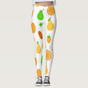 Exotisch fruit patroon ontwerp leggings