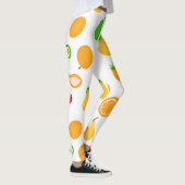 Exotisch fruit patroon ontwerp leggings (Rechts)