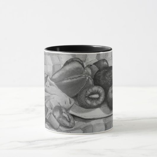 Exotisch fruit Stilleven afbeelding origineel Mok (Midden)