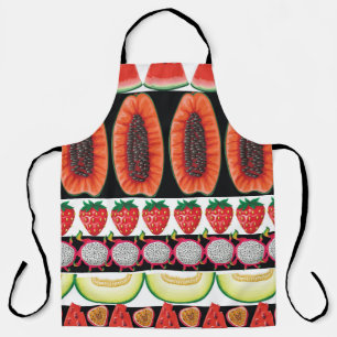 Exotisch fruit Trendy naadloos patroon Schort