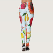Exotisch fruit: trendy print naadloos. leggings (Achterkant)