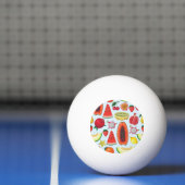 Exotisch fruit: trendy print naadloos. pingpongbal (Net)