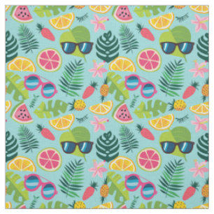 Exotisch Fruit Zomer Patroon Stof