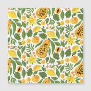 Exotisch Fruitensemble: Papaja, Citroen, Mango