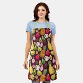 Exotisch fruitpatroon Apron Schort (Gedragen)