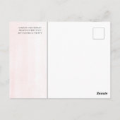 Exotisch gebladerte bloemenballon Garland dank u Briefkaart (Achterkant)