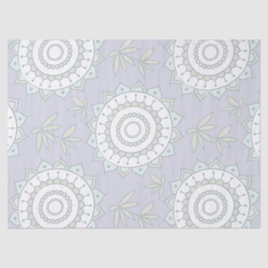 Exotisch gekleurd Mandala-weefselpapier Tissuepapier (Voorkant)