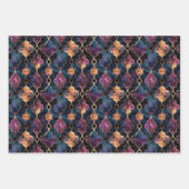 EXOTISCH GEOMETRISCH DECCOUPAGE DECORATIEF PAPIER INPAKPAPIER VEL (Voorkant)