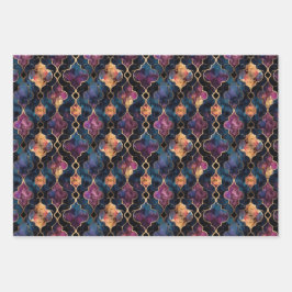 EXOTISCH GEOMETRISCH DECCOUPAGE DECORATIEF PAPIER INPAKPAPIER VEL