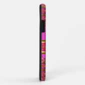 Exotisch gouden hete roze vlinder diamant Case-Mate iPhone case (Achterkant/rechts)
