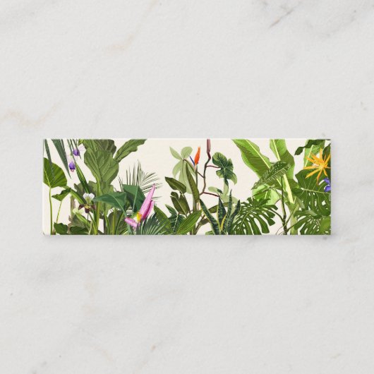 Exotisch groen oerwoud. klantenkaartje (Voorkant)