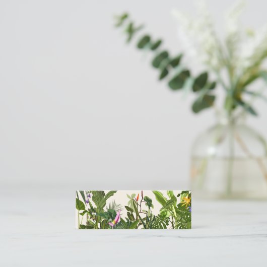 Exotisch groen oerwoud. klantenkaartje (Staand voorkant)
