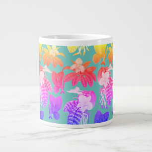 Exotisch huis planten Hawaiian Patroon Koffie mok