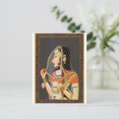 EXOTISCH INDIAANSE PRINCESS BETEREN BRIEFKAART (Staand voorkant)