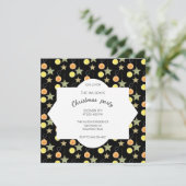 Exotisch kerstcitrus vers feest kaart (Staand voorkant)