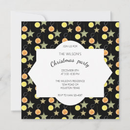 Exotisch kerstcitrus vers feest kaart