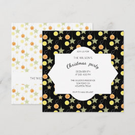 Exotisch kerstcitrus vers feest kaart