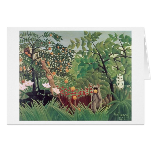 Exotisch landschap, 1910 (Voorkant Horizontaal)