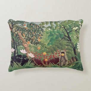 Exotisch landschap, 1910 accent kussen