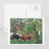 Exotisch landschap, 1910 briefkaart (Voorkant / Achterkant)