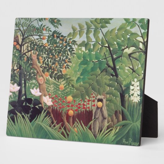 Exotisch landschap, 1910 fotoplaat (Zijkant)