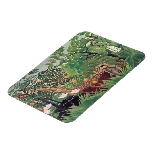 Exotisch landschap, 1910 magneet (Linkerzijde)