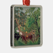 Exotisch landschap, 1910 metalen ornament (Rechts)