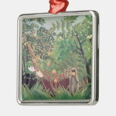 Exotisch landschap, 1910 metalen ornament (Links)