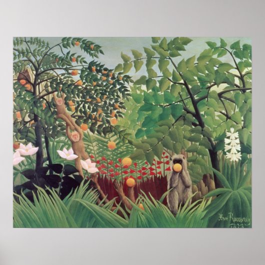 Exotisch landschap, 1910 poster (Voorkant)