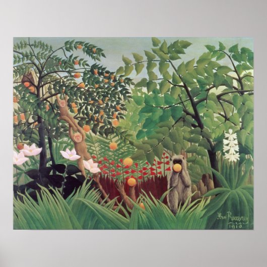 Exotisch landschap, 1910 poster (Voorkant)