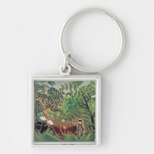 Exotisch landschap, 1910 sleutelhanger (Voorkant)