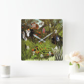 Exotisch landschap door Henri Rousseau Vierkante Klok (Huis)