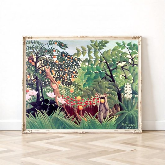 Exotisch landschap poster