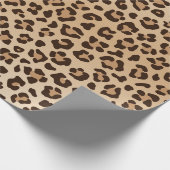 Exotisch luipaardprintpatroon ontwerp cadeaupapier (Hoek)