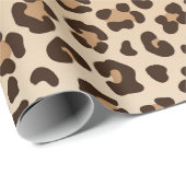 Exotisch luipaardprintpatroon ontwerp cadeaupapier (Rol Hoek)