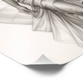 Exotisch Meisje op een Bank Foto Afdruk (Hoek)