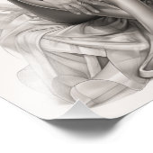 Exotisch Meisje op een Bank Foto Afdruk (Hoek)